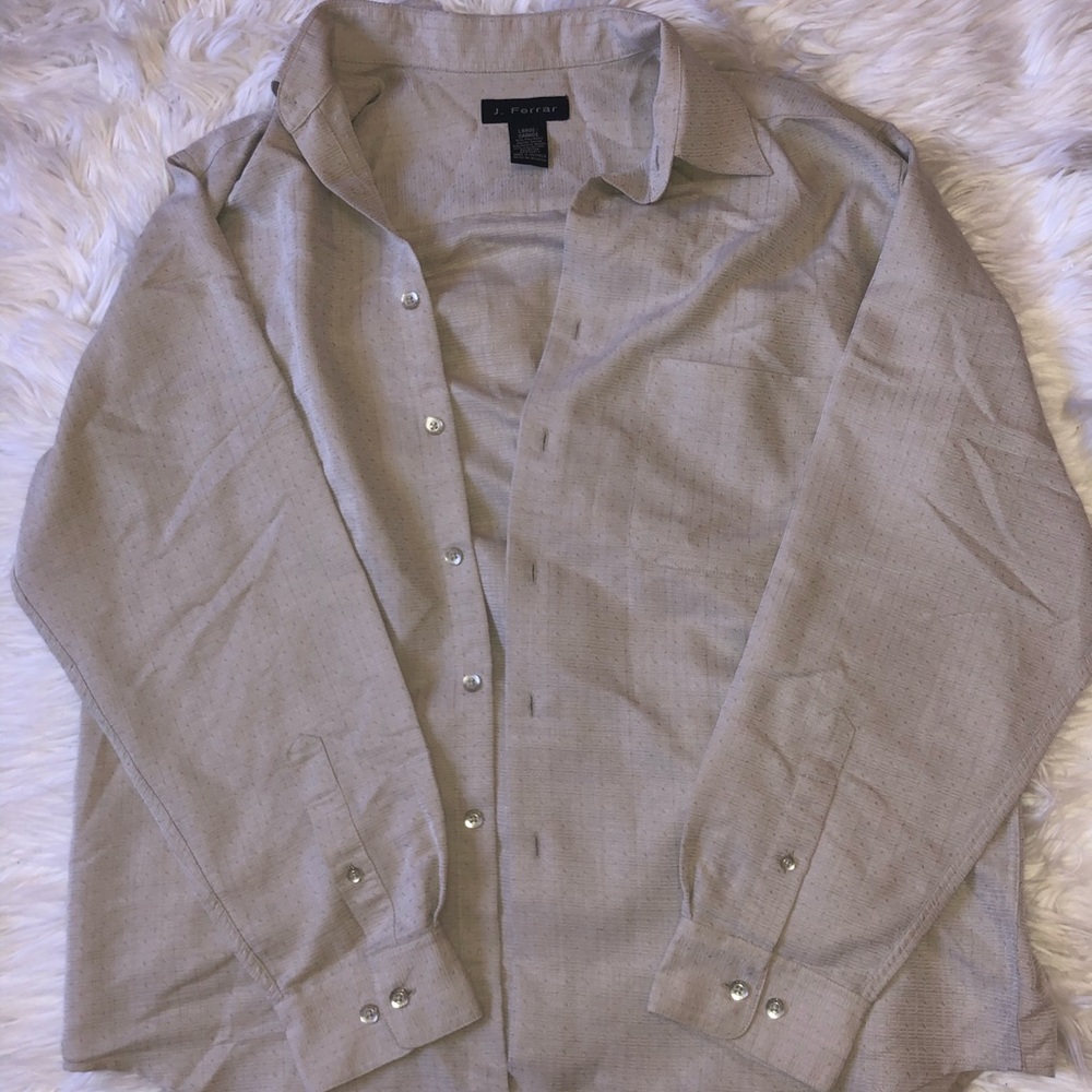 soft cream button down